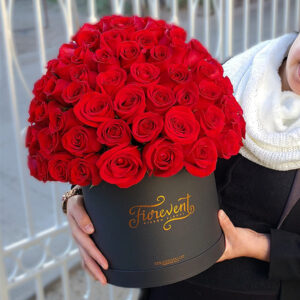 200 Rosas Bouquet- Elegante Cilindro